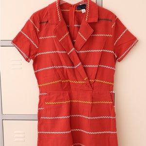 100% Cotton Romper 70s Inspired